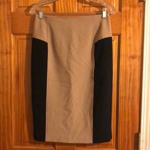 Paniz 2 color pencil skirt size 6